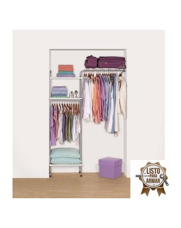 Closet Organizador Konekte KBmas -Blanco - Envío Gratuito