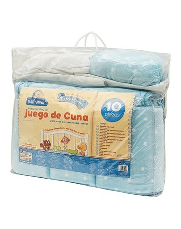 Juego de Cuna Baby Sweet Baby Mink-Rosa - Envío Gratuito