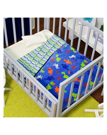 Cobertor Baby Nórdico Vianney Dinos-Multicolor - Envío Gratuito