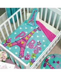 Cobertor Baby Siberia Vianny París-Multicolor - Envío Gratuito