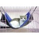 Generic Hamaca Cuna Colgar Cama Jaula Mantas Cómodo Para Gato Gatito Kitty Animal - Azul S - Envío Gratuito