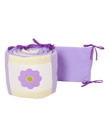 Pam grace creaciones parachoques cuna mariposa lavanda - Envío Gratuito