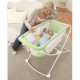 Cuna Portátil Rock'n Play Fisher Price X7757-Verde con Blanco - Envío Gratuito