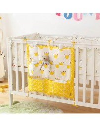 Niños Cuna multifuncional pañal de cama bolsillo multi colgantes bolsa de almacenamiento -- Corona imperial - Envío Gratuito