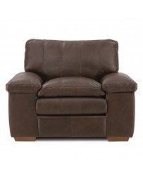 Sillón Polluck Tulsa Dark Brown Lea/mth - Envío Gratuito