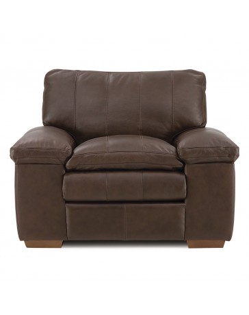 Sillón Polluck Tulsa Dark Brown Lea/mth - Envío Gratuito