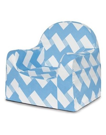 PKFFLRBZ Sillón zig-zag-Azul - Envío Gratuito