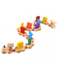 Juguete Tren educativo estilo madera con números 0-9 - Envío Gratuito