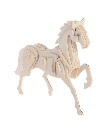 Puzzle Educativo estilo madera diseño Caballo DIY - Envío Gratuito