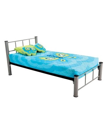 Cama tubular individual Platte, fabricada en acero - Envío Gratuito