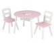 Set mesa redonda infantil y 2 sillas blanco/rosa KidKraft - Envío Gratuito