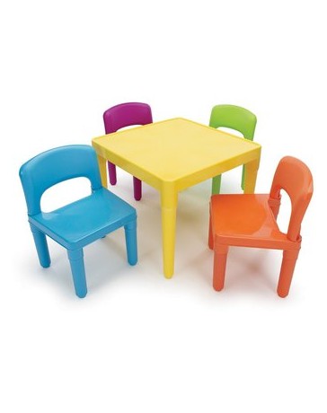 Mesa Mesitas  Juego De Sillas Infantil Niños Colores-Multicolor - Envío Gratuito