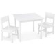 Set mesa y 2 sillas de madera color blanco KidKraft - Envío Gratuito