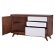 Buffet marca Zuo modelo Father - Nogal  blanco  100153 - Envío Gratuito