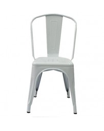 Silla Metal Vintage replica Tolix TY1234-Blanco - Envío Gratuito