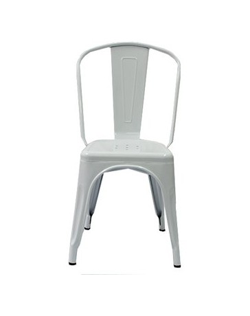 Silla Metal Vintage replica Tolix TY1234-Blanco - Envío Gratuito