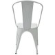 Silla Metal Vintage replica Tolix TY1234-Blanco - Envío Gratuito