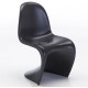 Silla Estilo S Panton ABS Negro - Envío Gratuito