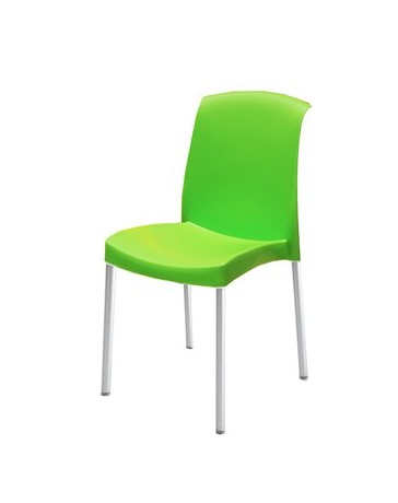 Silla Diplastica Monaco sin Brazos Elegante-Verde - Envío Gratuito