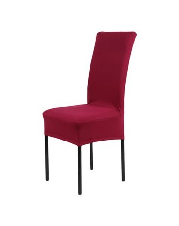 Barra de Cocina Asiento de Comedor Funda de Silla Decor-Vino Rojo - Envío Gratuito