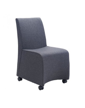 Silla marca Zuo modelo Whittle - gris obscuro / 100266 - Envío Gratuito