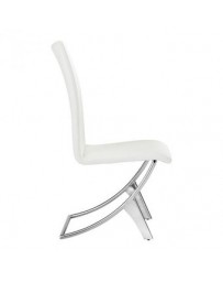 Silla marca Zuo modelo Delfin - blanco / 102102 - Envío Gratuito