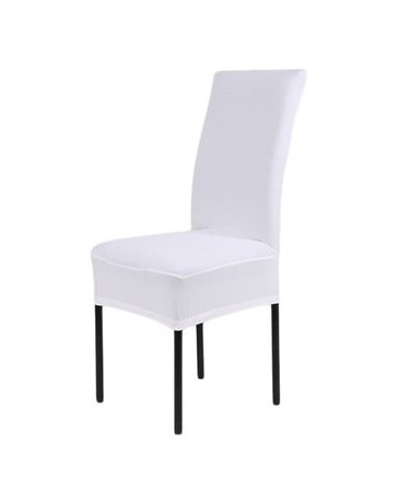 Barra de Cocina Asiento de Comedor Funda de Silla Decor-Blanco - Envío Gratuito