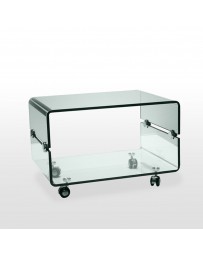 Mesa Lateral Elba Coffee Tbl Clear - Envío Gratuito