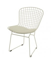 Silla De Comedor Alterhouse Réplica Bertoia Solid-Blanco - Envío Gratuito