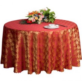 Mesa De Comedor Bodas Banquetes Hoteles Accesorios De Mesa Manteles Redondos 220 * 220CM (Rojo) - Envío Gratuito