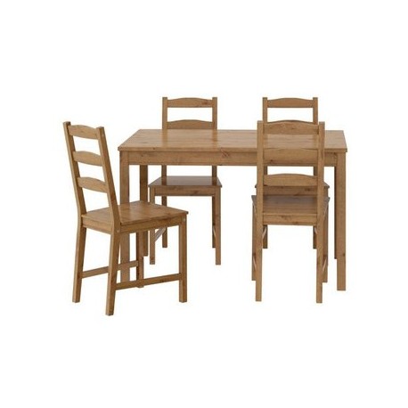 IKEA mesa y 4 sillas madera de pino sólida cocina comedor conjunto - Envío Gratuito