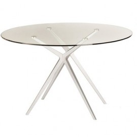 Mesa De Comedor Circular Modern Furniture Chloe Dining - Envío Gratuito