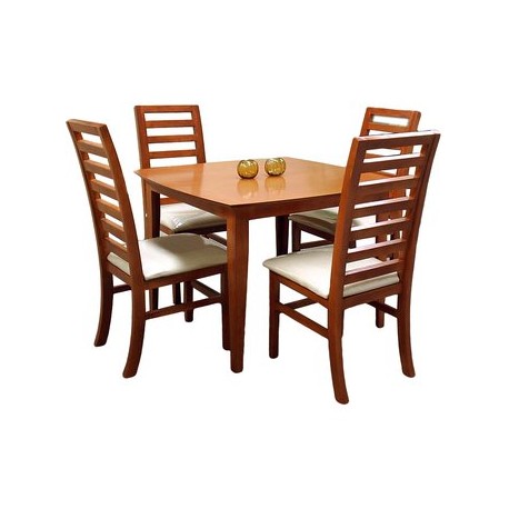 Comedor Moderno Arsen 4 Sillas Fabou Muebles - Envío Gratuito