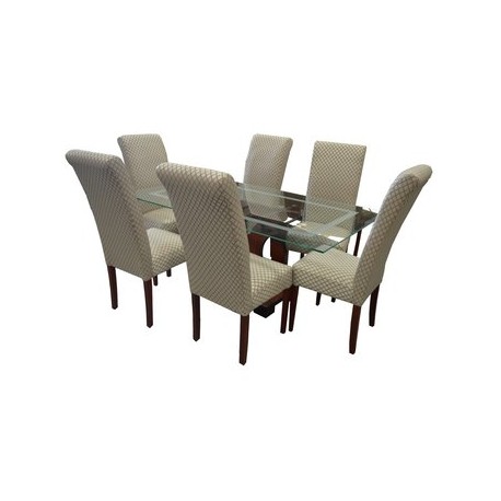 Comedor Moderno Dionne 6 Sillas Fabou Muebles - Envío Gratuito