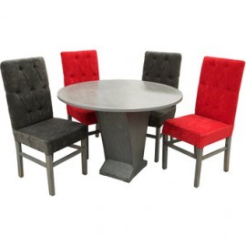 Comedor Vancouver De 4 Sillas Fabou Muebles - Envío Gratuito