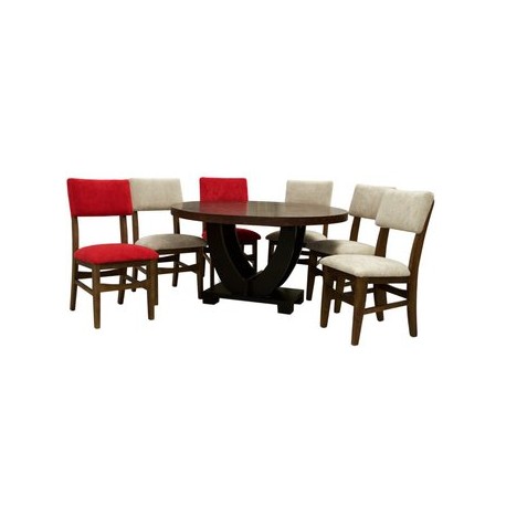 Comedor Kalesy 6 Sillas Fabou Muebles - Envío Gratuito