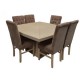 Comedor Hesper 6 Sillas Capitonadas Fabou Muebles - - Envío Gratuito