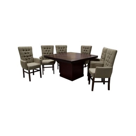 Comedor Leopol 6 Sillones capitaneados Fabou Muebles - Envío Gratuito