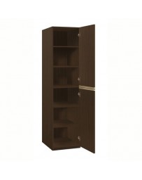 Closet Modular Merlon 5 Repisas Cafe - Envío Gratuito