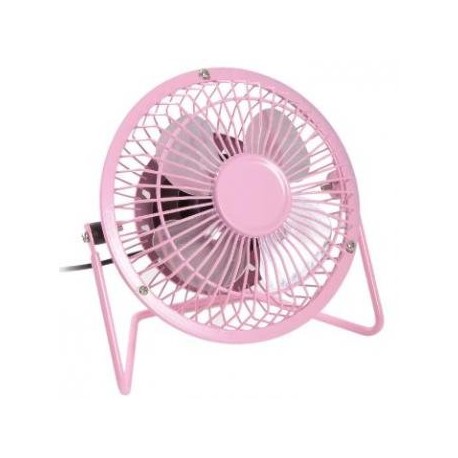 VENTILADOR CON USB DE ESCRITORIO-BRANG-ROSA - Envío Gratuito