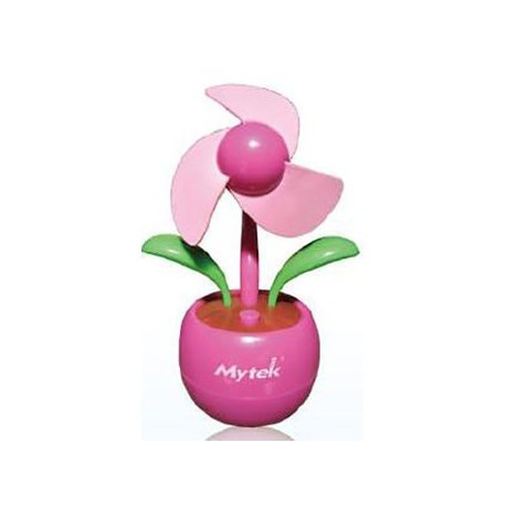 MINI VENTILADOR MYTEK 3152 4 PULG ESCRITORIO DECORATIVO ROSA - Envío Gratuito