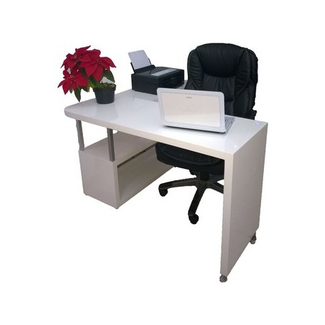 Escritorio Minimalista, Moderno, Elegante, Y Retráctil. Color Blanco - Envío Gratuito