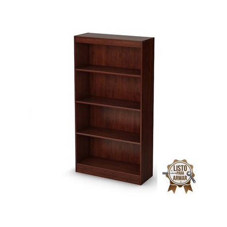 Librero CREA Muebles LC2cr Moderno-Caoba - Envío Gratuito
