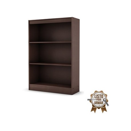 Librero CREA Muebles LC1ch Esencial-Chocolate - Envío Gratuito