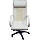 Sillon Ejecutivo para Oficina Masaje Rodillos Vibracion Calor - Blanco - Envío Gratuito