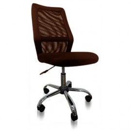 Silla Secretarial Color Chocolate Mod. JM-8809 - Envío Gratuito