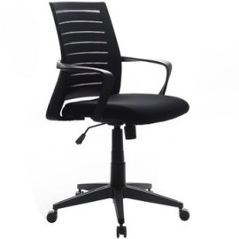 Silla de Oficina Zion - Semi Ejecutiva Ergonómica Negro - Envío Gratuito