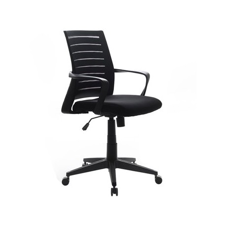 Silla de Oficina Zion - Semi Ejecutiva Ergonómica Negro - Envío Gratuito