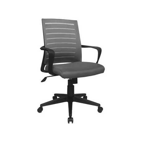 Silla de Oficina Zion - Semi Ejecutiva Ergonómica Gris - Envío Gratuito