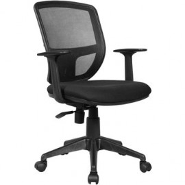 Silla de Oficina Mesh - Semi Ejecutiva Ergonómica Negro - Envío Gratuito